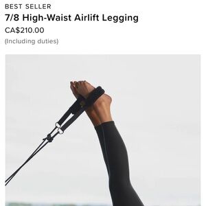 Alo airlift 7/8 leggings
